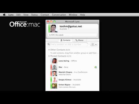 lync for mac not working on sierra